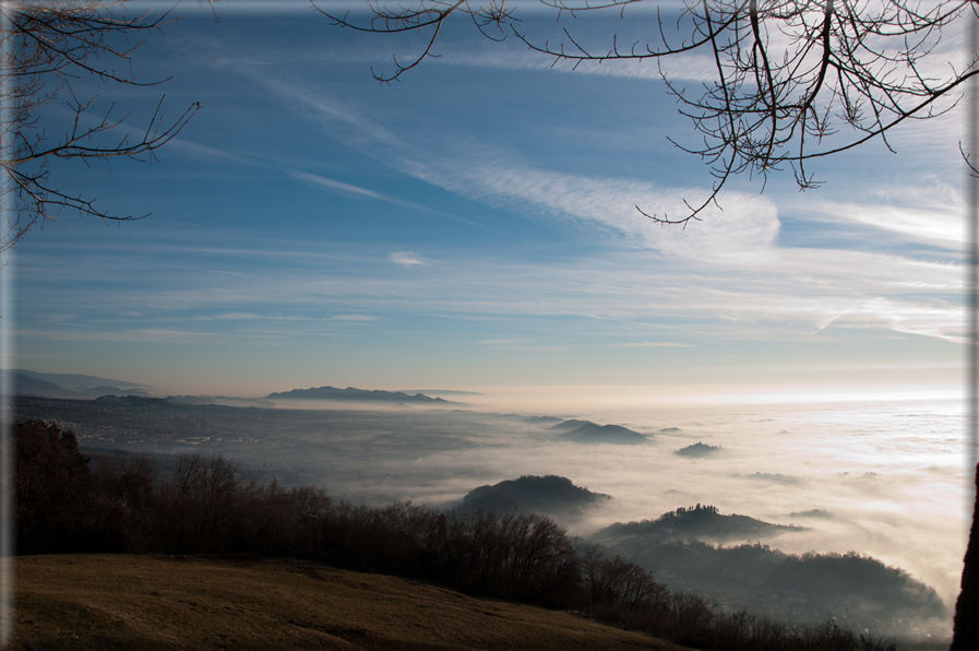 foto Colline di Romano d'Ezzelino nella Nebbia